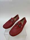 1901 Men's Red Moccassins - Size 9.5