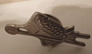 4 anelli tovagliolo carriola in metallo DII vintage - Foto 1 di 4