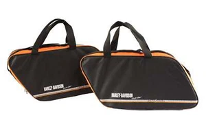 Maleta bolsillos interiores adecuada para Harley-Davidson Road King Road- Street-E-Glide - Imagen 1 de 5