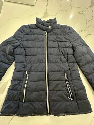 Black Rivet Puffer Packable Jacket Black XS - Image 1 of 4