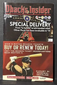 Arizona Diamondbacks 2014 - Programa Dbacks Insider - Edición 10 - 31/07 a 8/10 - Imagen 1 de 2