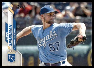 2020 Topps #679 Glenn Sparkman   Kansas City Royals