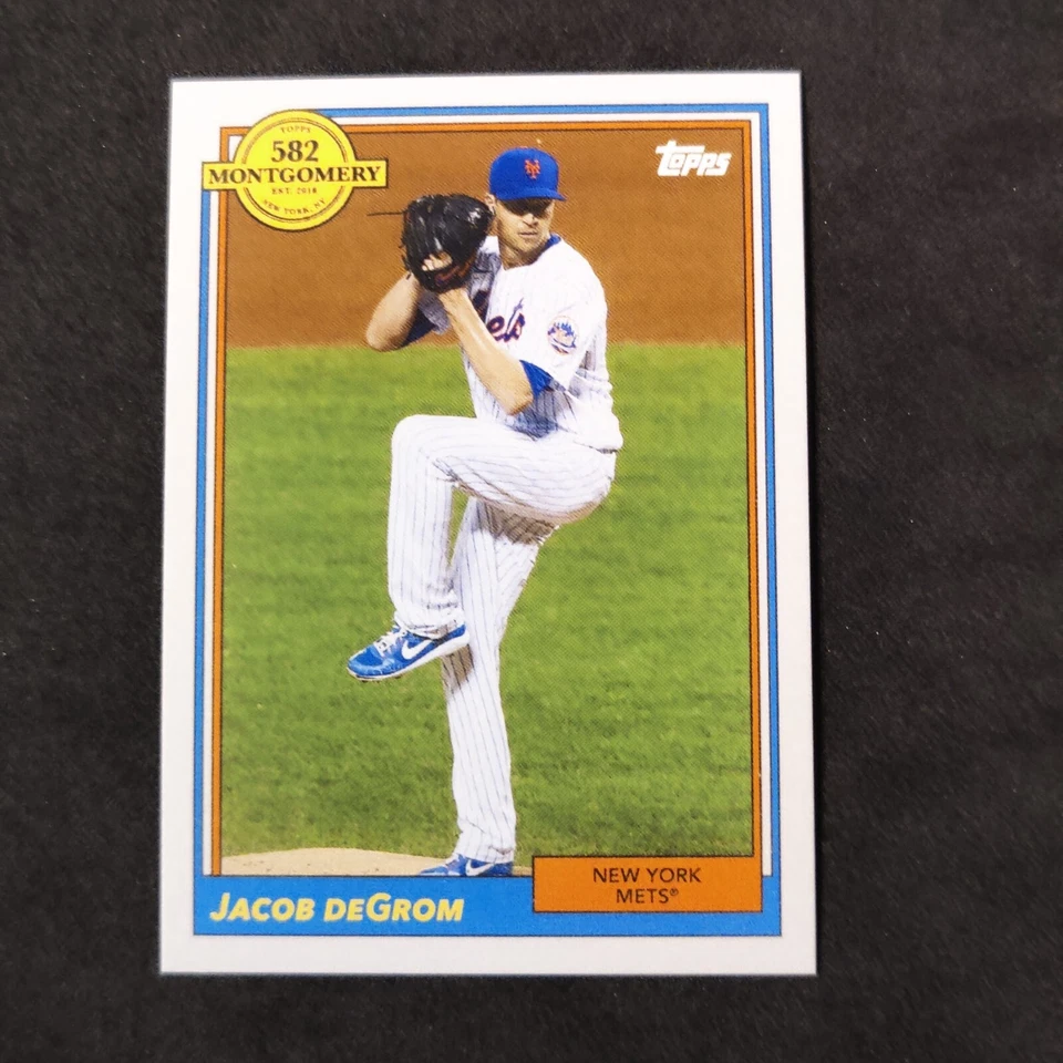 2022 Topps 582 Montgomery Club Set 2 Jacob DeGrom Mets 10 - Image 1 of 1