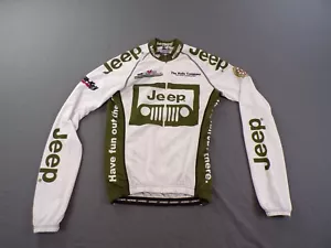 Jeep Cycling Jersey Adult Small White Green Verge Sport Racing Long Sleeve - Picture 1 of 10