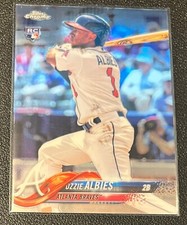 2018 Topps Chrome Update Rookie #HMT27 OZZIE ALBIES Atlanta Braves RC D6