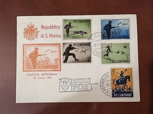 1962 San Marino FDC Hunting - Picture 1 of 2