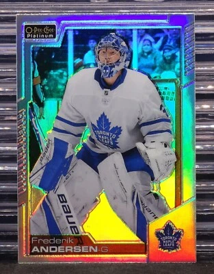 Frederik Anderson 2020-21 O Pee Chee Platinum Rainbow #46 Toronto Maple Leafs - Image 1 of 3