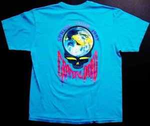 Camiseta Grateful Dead Camiseta De Colección 1993 Gira Primavera Animales Tropicales Tierra GD L - Imagen 1 de 12