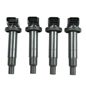4X lgnition Coil +Spark Plug+Connector UF316 90919-02240 For Scion XA XB 1.5L - Picture 1 of 11