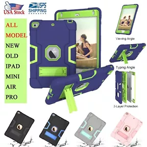 Funda rígida resistente a prueba de golpes para iPad 9º 8º 7º 5º 6º generación - Imagen 1 de 61