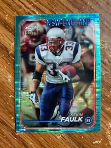 2024 Topps Chrome Kevin Faulk Aqua Refractor /199 Patriots - Picture 1 of 1