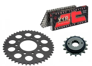 KIT/TRASMISSIONE HONDA XRV 750 AFRICA TWIN 93/03 JT 525 X1R CORONA 45 PIGNONE 16 - Imagen 1 de 7