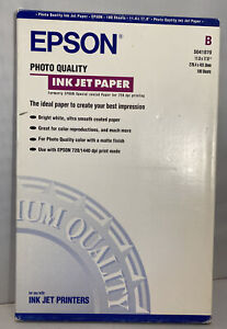 Epson S041070 Inkjet Paper Photo Quality Ink Jet Paper 11 x 17 75+ sheets(S)