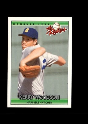 Kerry Woodson - 1992 Donruss The Rookies Seattle Mariners #127 - Image 1 of 2