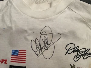 Dale Earnhardt Sr shirt With autograph. *Damaged SEE PICS. - Picture 1 of 3