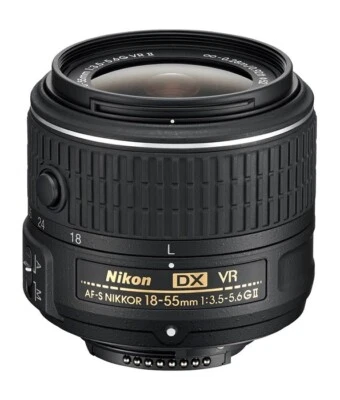 Nikon NIKKOR 18-55mm f/3.5-5.6 VR AF-S Lens - Image 1 of 4