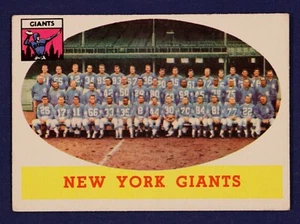 1958 Topps #61 New York Giants VGEX to EX no main crease - Picture 1 of 2