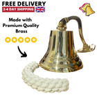 Antique Brass Wall Bell Vintage Ship