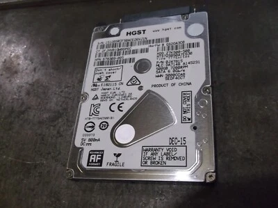 HGST 0J47815 678309-005 HARD DRIVE TYPE TT7SAE500 500GB 7200 RPM (BIN155) - Image 1 of 4