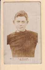 J.J.Schuh 1925 VFL Melbourne 'Portraits of Leading Footballer's' C.D.Mollison