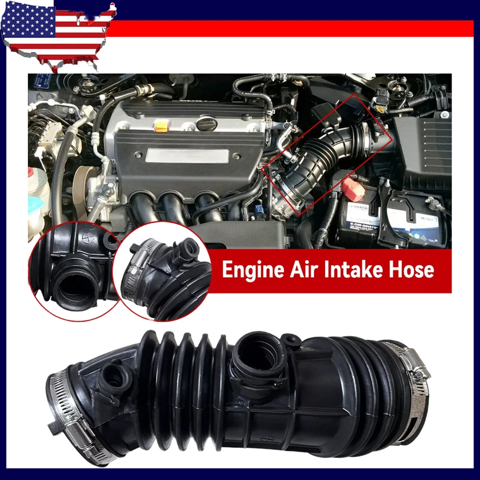 For 2013-2017 Honda Accord L4 2.4L 172285A2A00 Engine Air Intake Hose with Clamp - Image 1 of 4