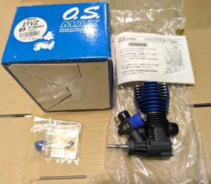 O.S.MAX-21VZ-B V-Spec. 3.46cc 2-stroke glow engine for 1/8R/C off-road cars New - Picture 1 of 6