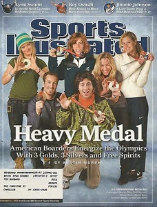 2006 OLYMPICS SPORTS ILLUSTRATED SNOWBOARDING SHAUN WHITE JACOBELLIS KASS TETER - Picture 1 of 1