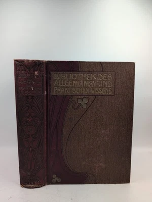 Antique German Book: Library of General and Practical Knowledge, Volume 3 Foto 1 de 4