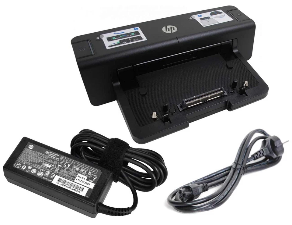 HP Docking Station HSTNN-I11X for EliteBook 8460p 8470p + Matching Power Supply 90W - Image 1 of 1