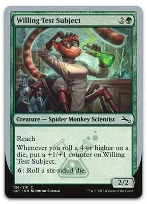 Willing Test Subject #126 (NM) Unstable UST Magic MTG - Image 1 of 2