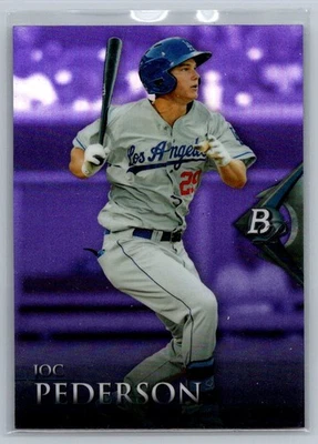 2014 Bowman Platinum Chrome Prospects Purple Refractor Joc Pederson BPCP19 - Image 1 of 2
