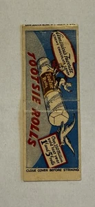 Cubierta Tootsie Roll Candy Vintage Matchbook 430 - Imagen 1 de 1
