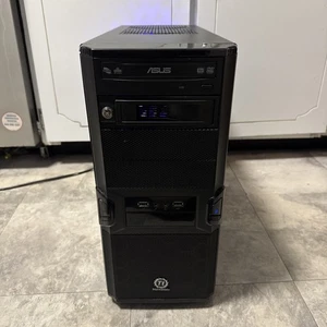 Dark Win10 Custom PC Ryzen 5 3400G 3.70GHz 16GB RAM  Geforce GTX 1060 6GB 2TB HD - Picture 1 of 13