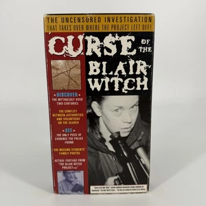 Curse of The Blair Witch VHS Original Vintage 1999 HORROR HALLOWEEN Ships Free - Picture 1 of 6