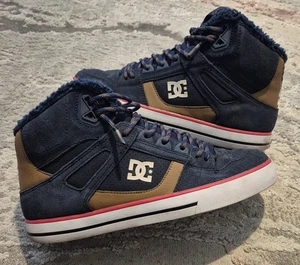 DC Spartan High Top Herren Sneaker wc wnt Blau Braun Selten UK 7 - Bild 1 von 7