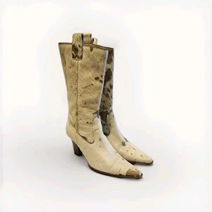 Michael Kors Cowboystiefel Ponyhaar halbhoch Gr. 6M extrem selten Made in Italy - Bild 1 von 12