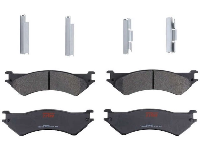 Conjunto de pastilhas de freio traseiras 63KQCH96 para E250 Econoline E350 Club Wagon Super Duty 1999 - Imagem 1 de 1