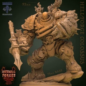 Hellforge Colussus Giant Warforge Metal Golem Miniatura | DnD D&D - Imagen 1 de 1