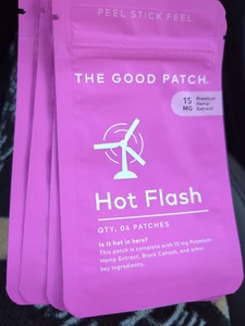 The Good Patch HOT FLASH PEEL STICK FEEL, for Woman - Control your sweat - Picture 1 of 1