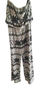 Mono sin tirantes MAGIC - L - Top elástico (sobre busto)/cintura blusa, pierna recta - Imagen 1 de 5
