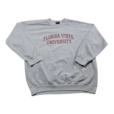 Florida State Seminoles Crewneck Sweatshirt Adult XL FSU NCAA Gray  - Image 1 of 4
