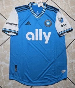 Adidas Charlotte FC 22/23 Autentica Home MLS Maglia Calcio Uomo Medium Nuova con etichette - Foto 1 di 16