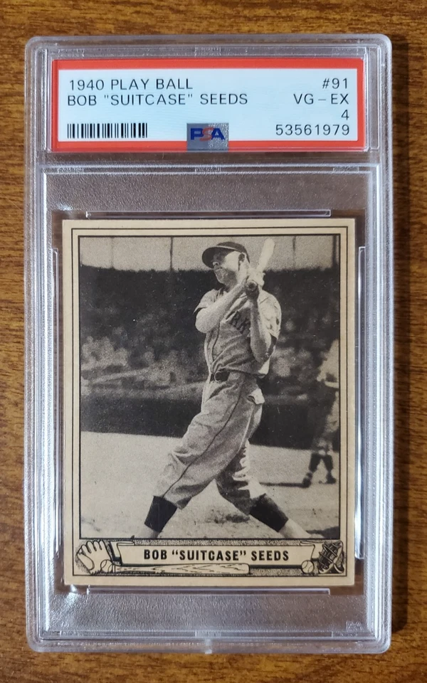 1940 Playball Card #91 Bob "Suitcase" Seeds PSA 4 VG-EX New York Giants! Nice! - Image 1 of 2
