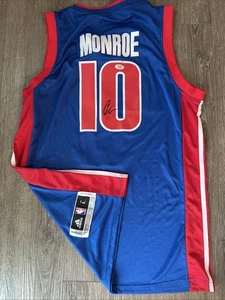 Greg Monroe Detroit Pistons Autograph Signed Jersey! Psa Coa  - Picture 1 of 3