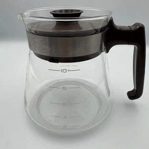 Vintage Original 1970's Mr. Coffee II Carafe 10 Cup with Brown Lid - Picture 1 of 9