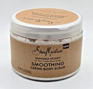 Shea Moisture Smoothing Creme Body Scrub 11.3oz Manuka Honey Shea Butter Sealed - Picture 1 of 2