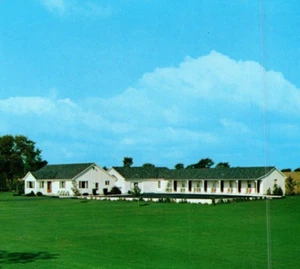 Postal cromada vintage paisaje motel prado de Lima Ohio-K2-226 - Imagen 1 de 3