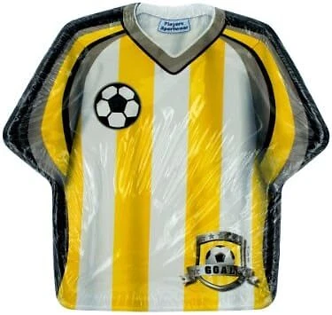 Camiseta deportiva de fútbol para banquete deportivo fiesta de cumpleaños platos de cena de papel en forma de 9" Foto 1 de 1