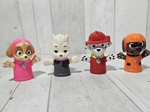 Paw Patrol Puppet Finger Toy Lot 4  White Wolf, Skye Zuma, Marshall Nickelodeon  - Picture 1 of 6
