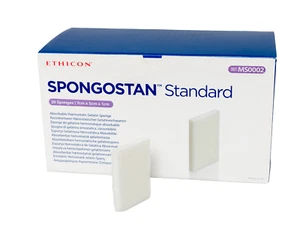 MS0002 - Spongostan Standard Absorbable Hemostatic Gelatin Sponge 20 Pcs - Picture 1 of 5